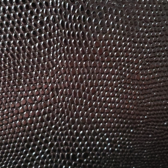 Vintage lizard print leather embellished handbag - Picture 8 of 8